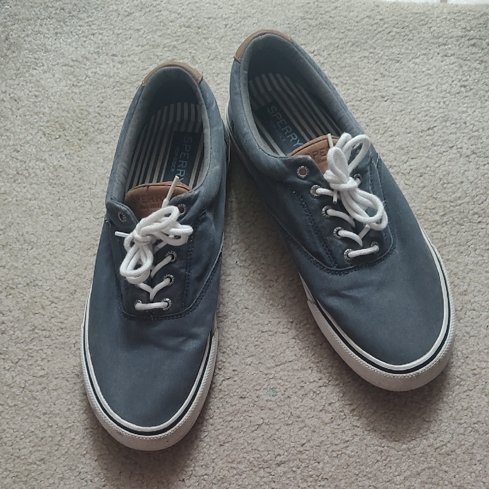 Sperry Men's Dark Gray Boat Shoes